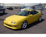 Жёлтая  Honda Integra(тюнинг)