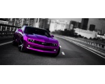 Красный и фиолетовый Chevrolet Camaro 5