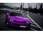 Красный и фиолетовый Chevrolet Camaro 4