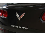 Красивый чёрный Chevrolet Corvette
