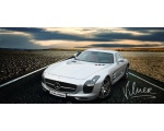 Автомобиль бизнес класса Mercedes SLS 7