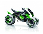 Трёхколёсный Kawasaki будущего 8