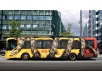 Охват змеей автобуса