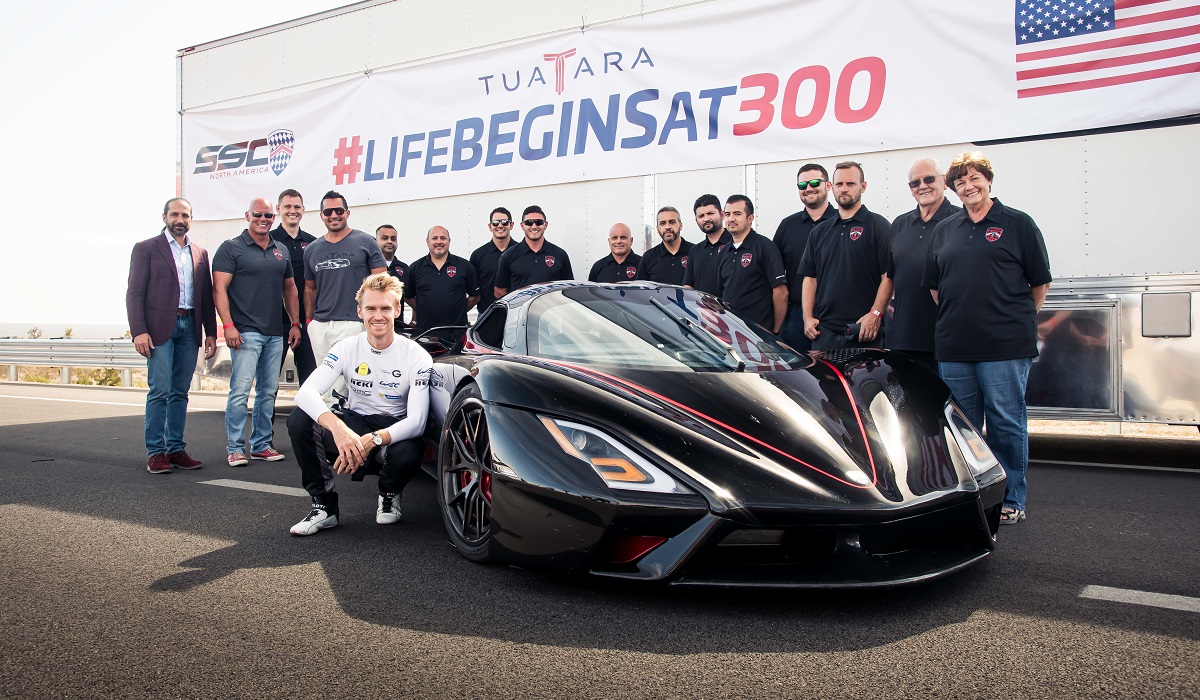 Гиперкар SSC Tuatara установил новый рекорд скорости среди серийных машин