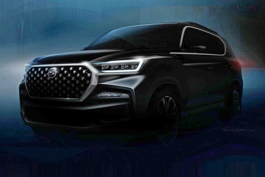 Обновленный SsangYong Rexton: официальные тизеры