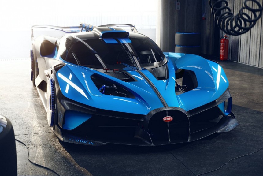 Bugatti Bolide похвастал рекордными характеристиками Bugatti Bolide похвастал рекордными характеристиками