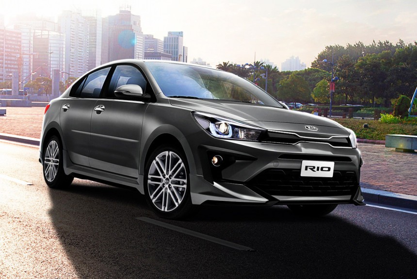 Kia Rio для Америки: рестайлинг и спорт-пакет