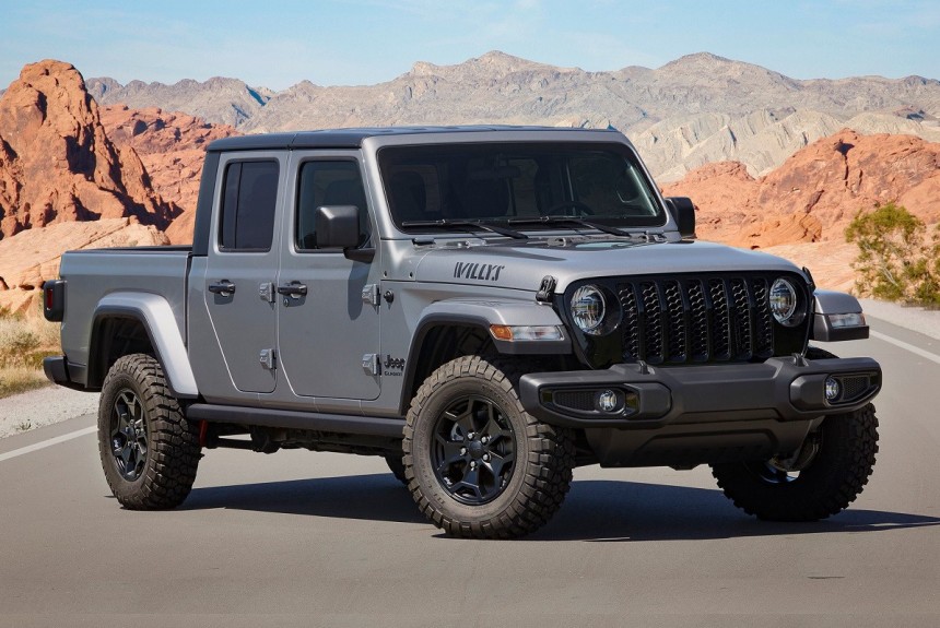 Пикап Jeep Gladiator обзавелся ретроверсией для бездорожья Пикап Jeep Gladiator обзавелся ретроверсией для бездорожья