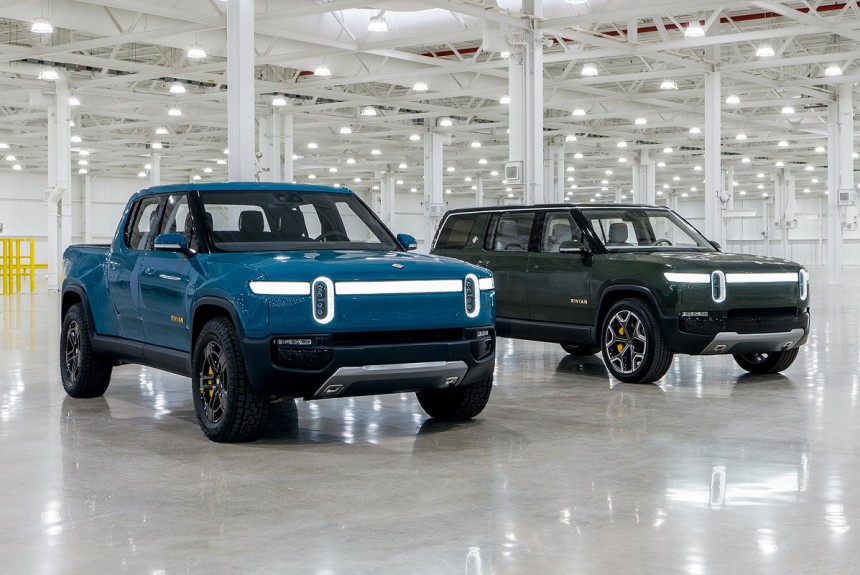 Электромобили Rivian R1T и R1S: объявлены версии, цены и дальность хода Электромобили Rivian R1T и R1S: объявлены версии, цены и дальность хода