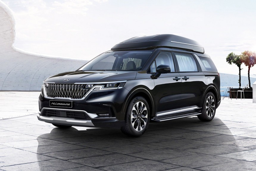 Новый минивэн Kia Carnival обзавелся версией HiLimousine Новый минивэн Kia Carnival обзавелся версией HiLimousine