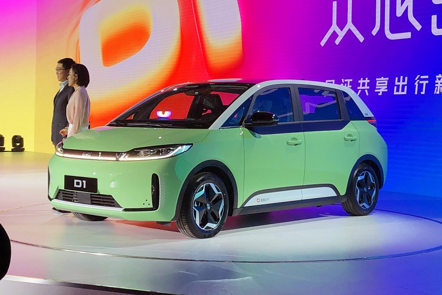 Представлен электромобиль BYD D1 для каршеринга и такси Представлен электромобиль BYD D1 для каршеринга и такси