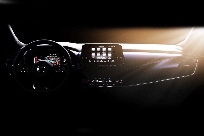 Новый Nissan Qashqai: первые изображения салона