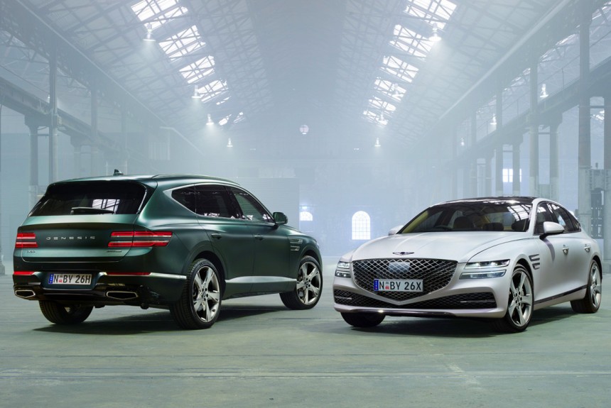 Седан Genesis G80 и кроссовер GV80: цены в России Седан Genesis G80 и кроссовер GV80: цены в России