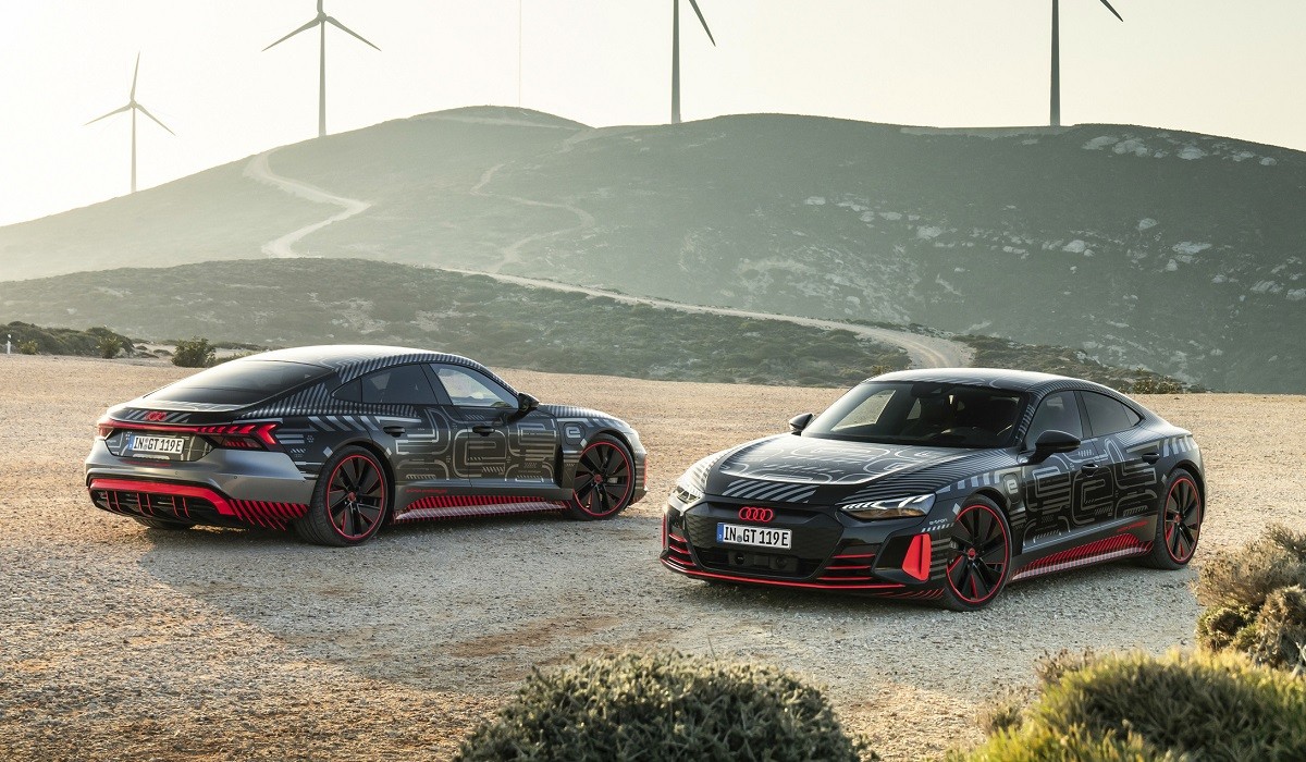 Audi e-tron GT встал на конвейер до официальной премьеры Audi e-tron GT встал на конвейер до официальной премьеры