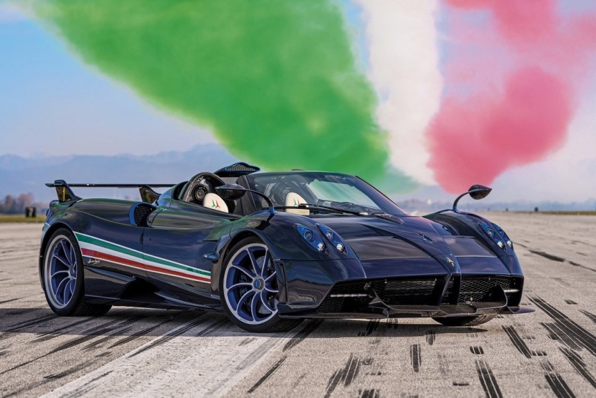 Pagani Huayra Tricolore стала самой мощной в семействе Pagani Huayra Tricolore стала самой мощной в семействе