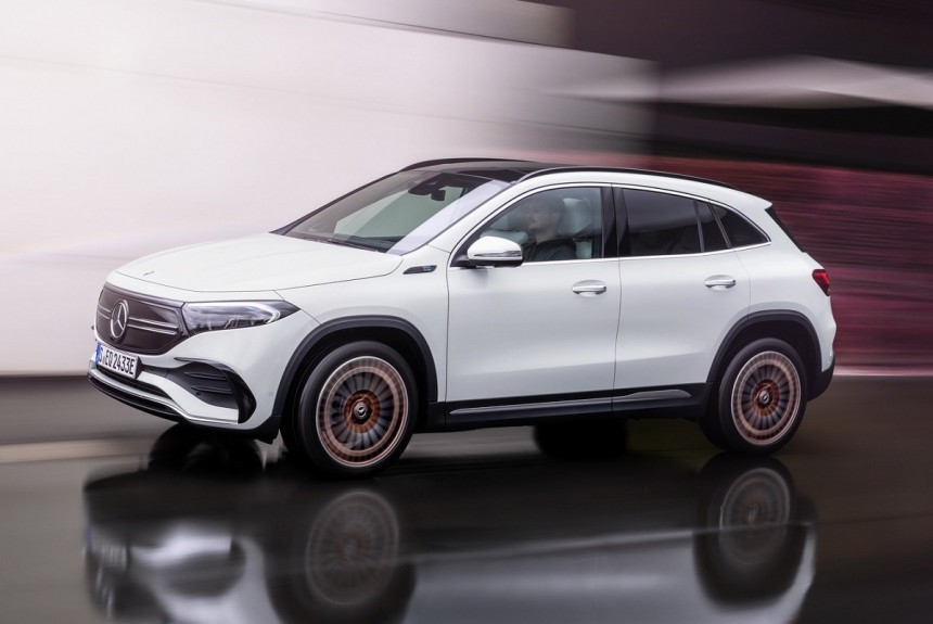 Mercedes-Benz EQA: новый электрический кроссовер на базе GLA