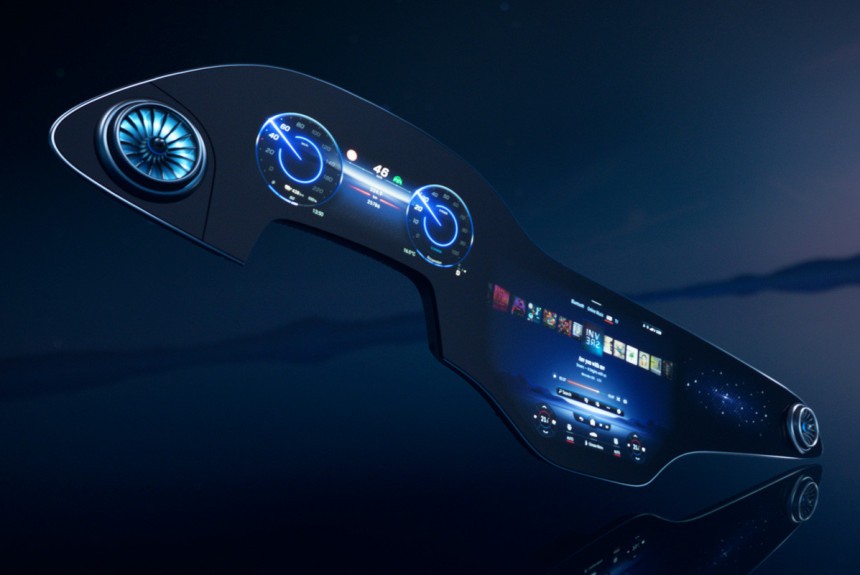 Электромобиль Mercedes EQS будет иметь Hyperscreen