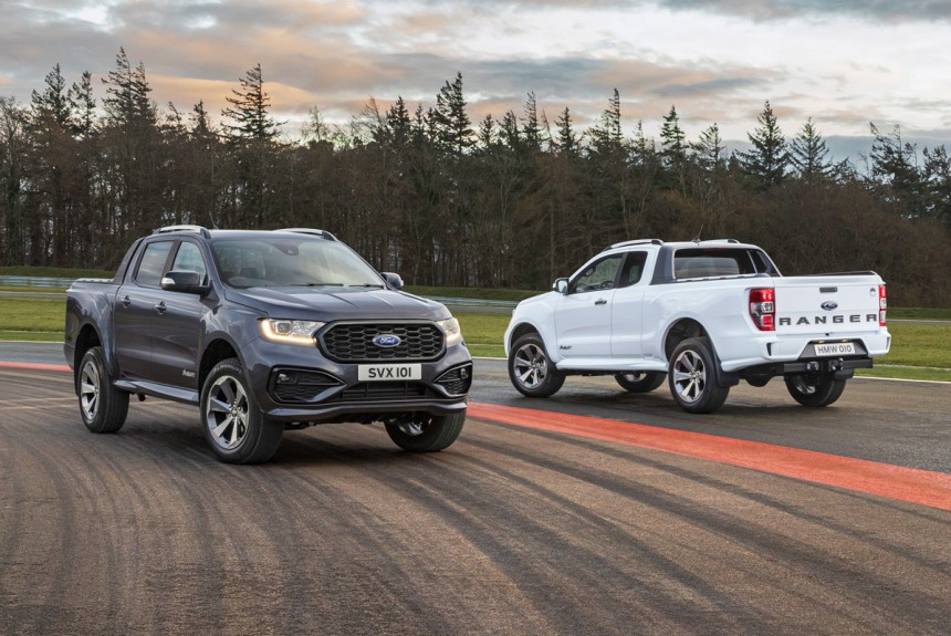 Пикап Ford Ranger MS-RT прикинулся спортсменом Пикап Ford Ranger MS-RT прикинулся спортсменом
