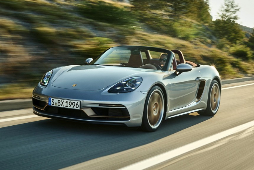 Родстер Porsche Boxster 25 Years отметит юбилей модели Родстер Porsche Boxster 25 Years отметит юбилей модели