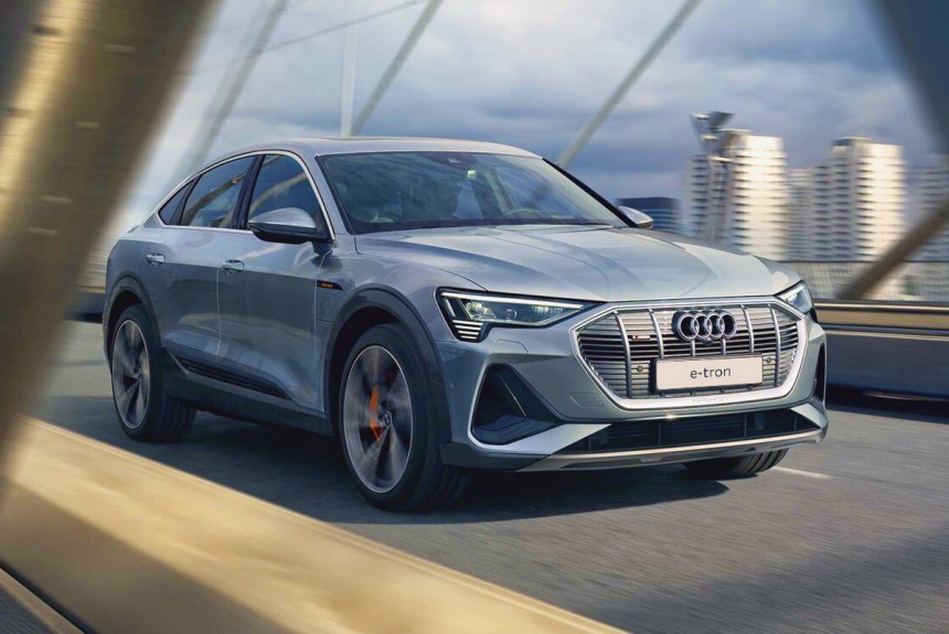 До России добрался купеобразный кроссовер Audi e-tron Sportback До России добрался купеобразный кроссовер Audi e-tron Sportback