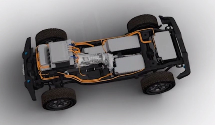 Электрический Jeep Wrangler показали на официальном тизере Электрический Jeep Wrangler показали на официальном тизере