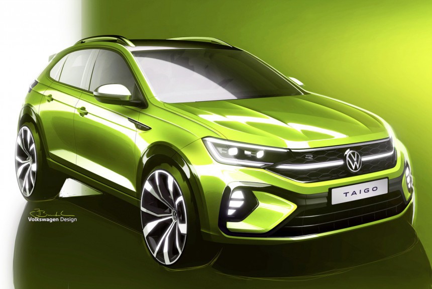 На подходе кроссовер Volkswagen Taigo для Европы