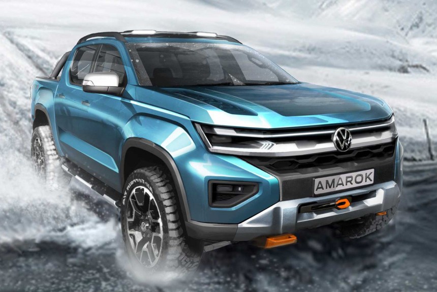 Будущий Volkswagen Amarok: новое изображение