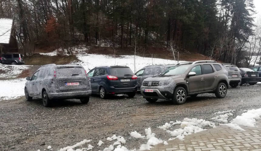 Будущий Logan-универсал подловили в камуфляже