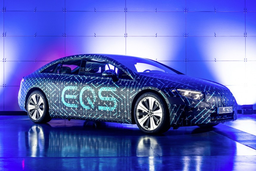 Электрический Mercedes-Benz EQS и рекордная аэродинамика Электрический Mercedes-Benz EQS и рекордная аэродинамика
