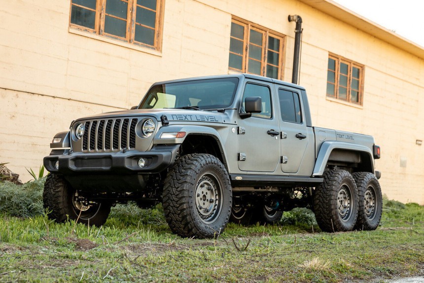 Ателье Next Level показало шестиколесный Jeep Gladiator Ателье Next Level показало шестиколесный Jeep Gladiator