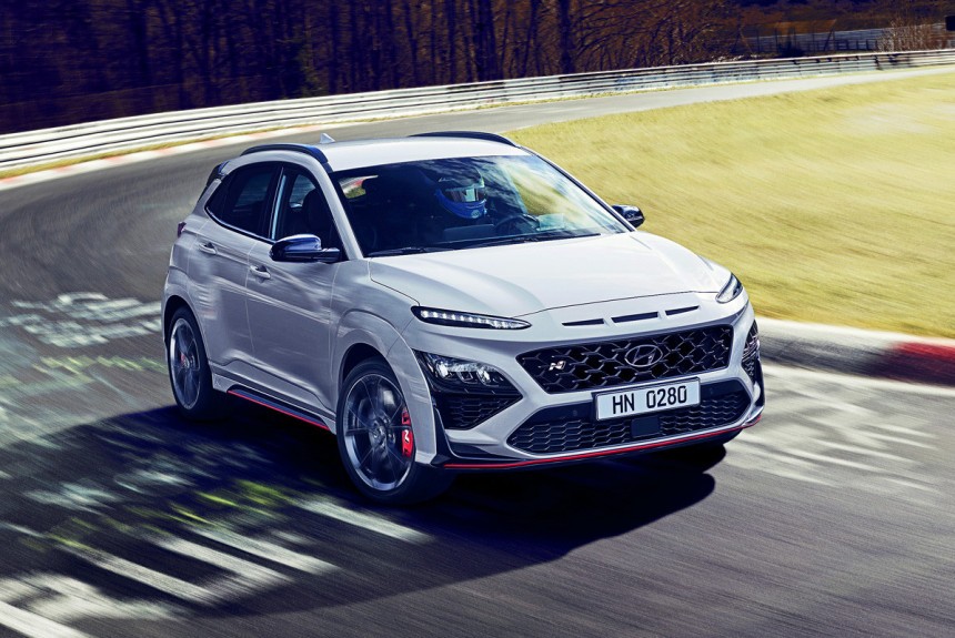 Представлен «горячий» кроссовер Hyundai Kona N Представлен «горячий» кроссовер Hyundai Kona N