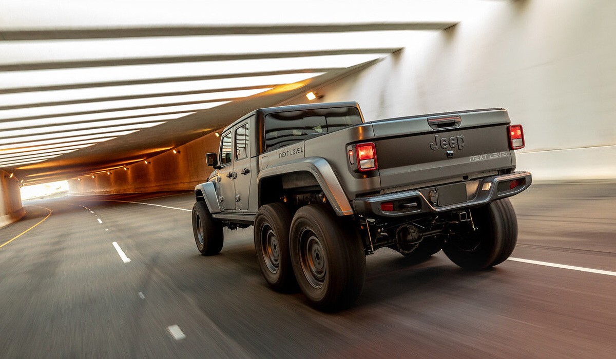 Ателье Next Level показало шестиколесный Jeep Gladiator Ателье Next Level показало шестиколесный Jeep Gladiator