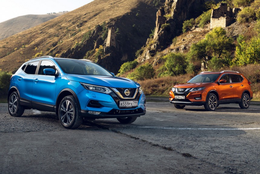 Российские Nissan Qashqai и X-Trail обрели полуавтопилот