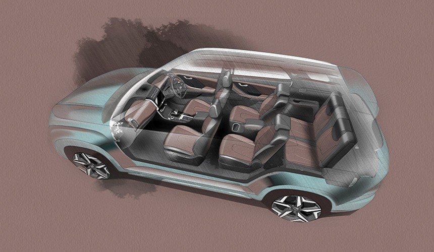 Новый кроссовер Hyundai Alcazar, или Creta с третьим рядом