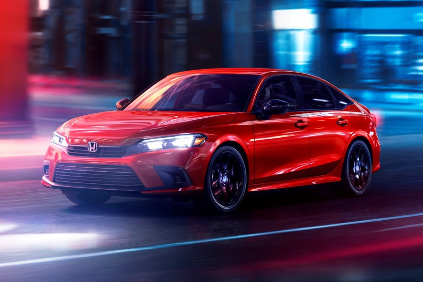 Новая Honda Civic одиннадцатого поколения: первым представлен седан Новая Honda Civic одиннадцатого поколения: первым представлен седан