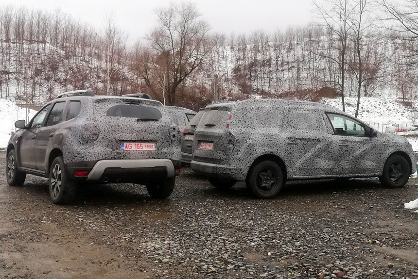 Будущий Logan-универсал подловили в камуфляже