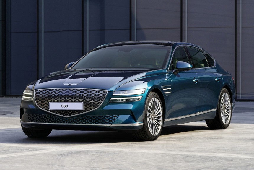 Седан Genesis Electrified G80: первый электромобиль марки Седан Genesis Electrified G80: первый электромобиль марки