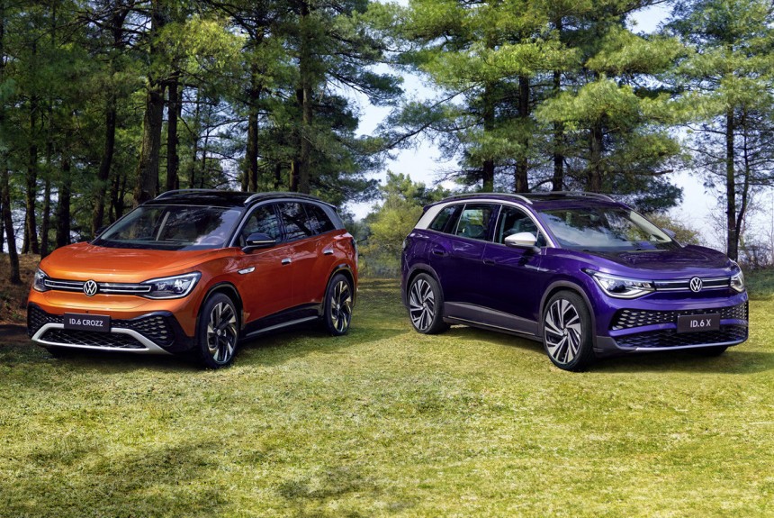Трехрядный кроссовер Volkswagen ID.6 дебютировал в двух вариантах Трехрядный кроссовер Volkswagen ID.6 дебютировал в двух вариантах