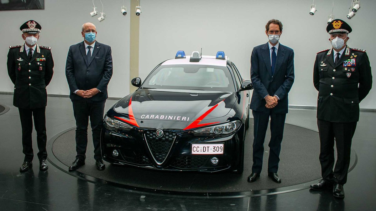Для карабинеров подготовлена бронированная Alfa Romeo Giulia
