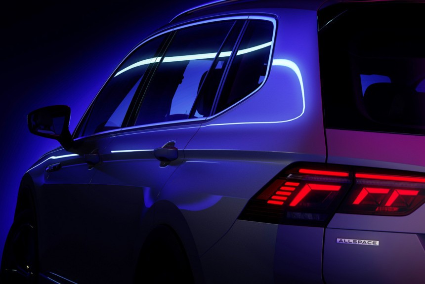 Удлиненный Volkswagen Tiguan Allspace: скоро рестайлинг Удлиненный Volkswagen Tiguan Allspace: скоро рестайлинг