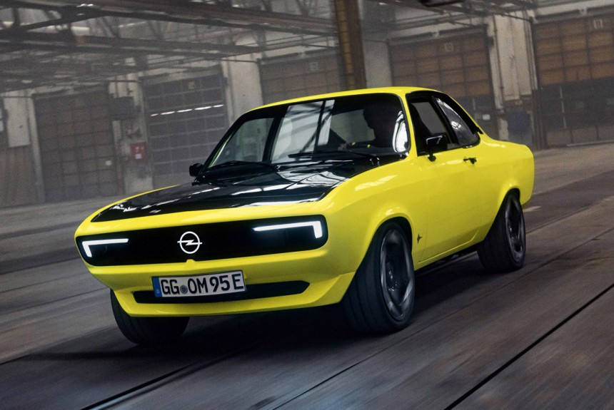 Opel Manta GSe ElektroMOD стал символом электрификации бренда