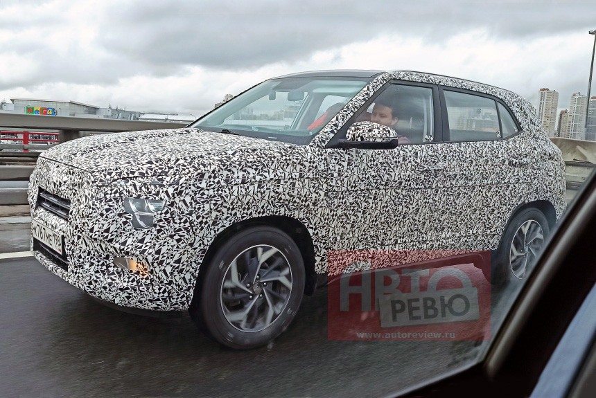 Фотошпионаж: новый кроссовер Hyundai Creta для России Фотошпионаж: новый кроссовер Hyundai Creta для России