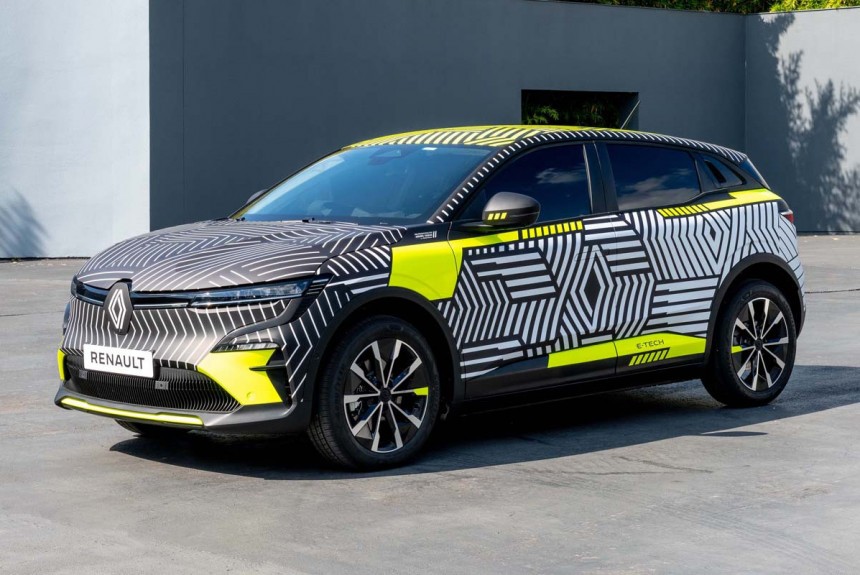 Будущий электромобиль Renault Megane e-Tech вышел на тесты Будущий электромобиль Renault Megane e-Tech вышел на тесты