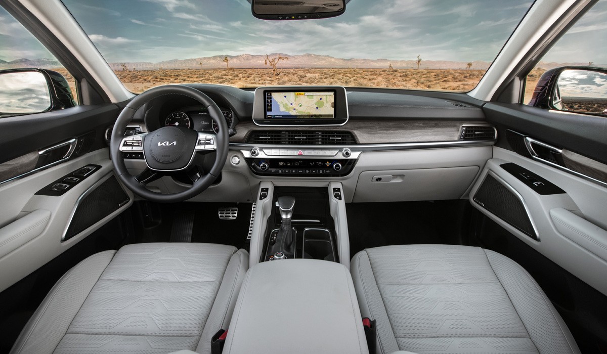 Большой кроссовер Kia Telluride слегка доработан Большой кроссовер Kia Telluride слегка доработан