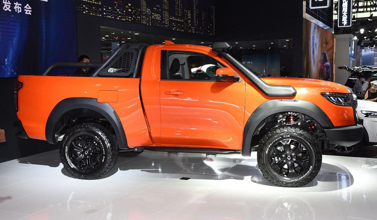 Новый пикап Great Wall Artillery с всеядной подвеской