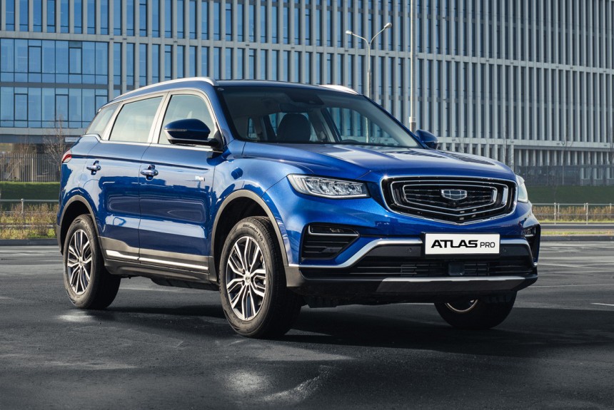 Кроссовер Geely Atlas Pro для России: только богатые версии Кроссовер Geely Atlas Pro для России: только богатые версии