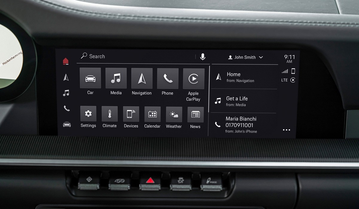 Porsche представляет медиасистему PCM 6.0 с новыми функциями Porsche представляет медиасистему PCM 6.0 с новыми функциями