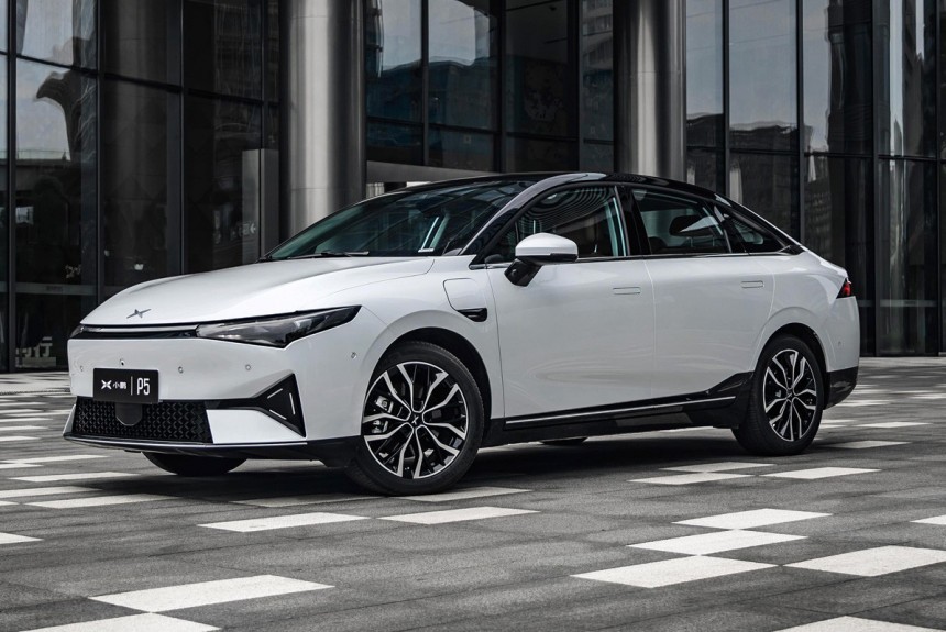 Новый электрический седан Xpeng P5: младшая модель Новый электрический седан Xpeng P5: младшая модель