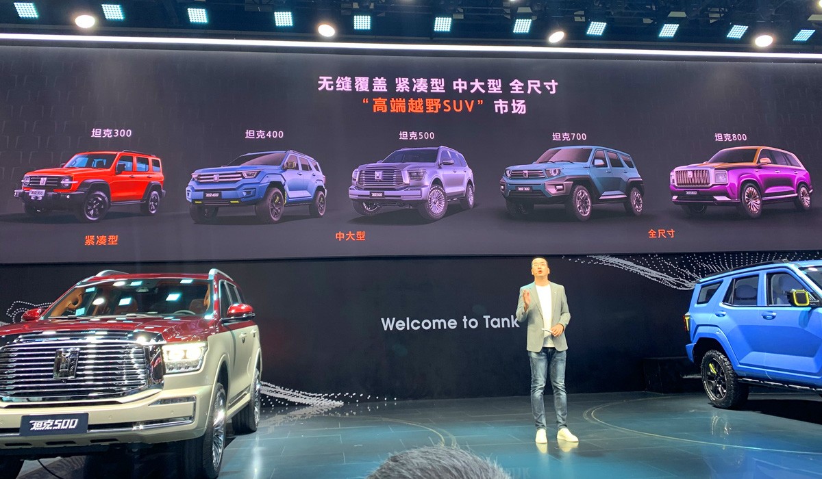 Внедорожник Tank 400 станет пятой моделью бренда Внедорожник Tank 400 станет пятой моделью бренда