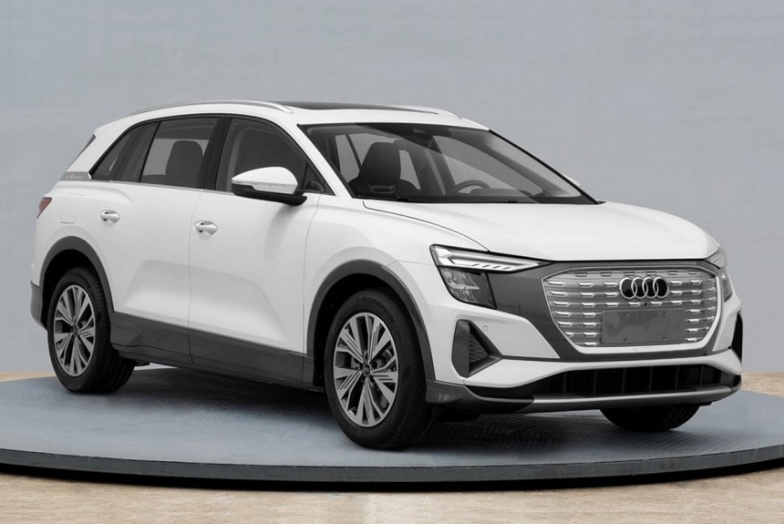 Трехрядный Audi Q5 e-tron засветился на неофициальных фото Трехрядный Audi Q5 e-tron засветился на неофициальных фото